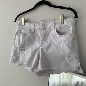 White Denim Short Fits Size Smalll